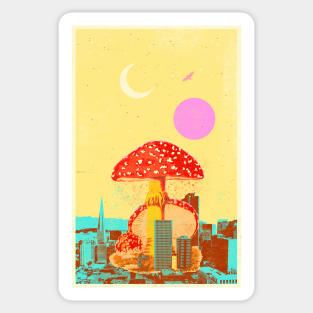 MUSHROOM CITY VI Sticker